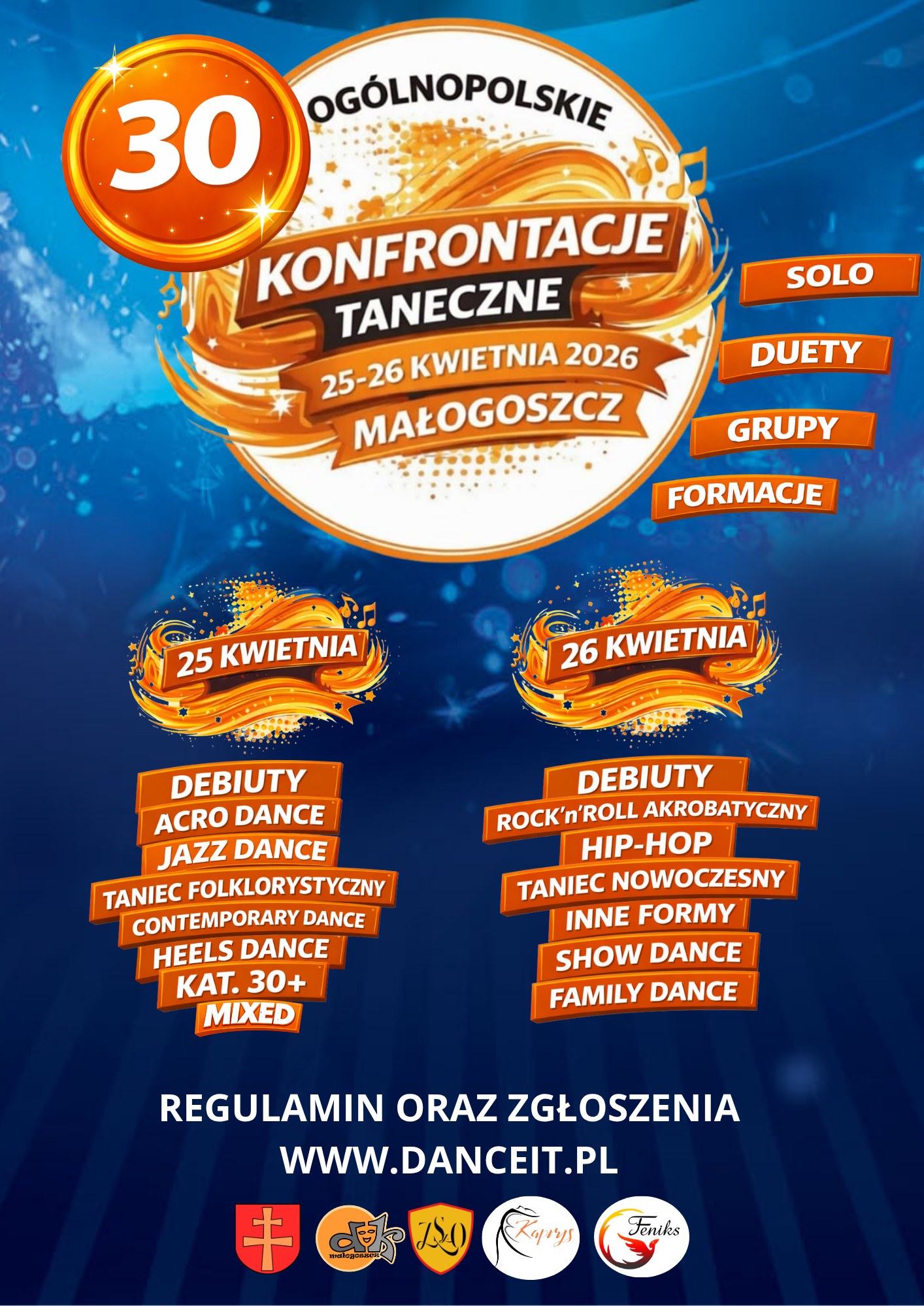 Ogólnopolskie Konfrontacje Zespołów Tanecznych w Małogoszczu