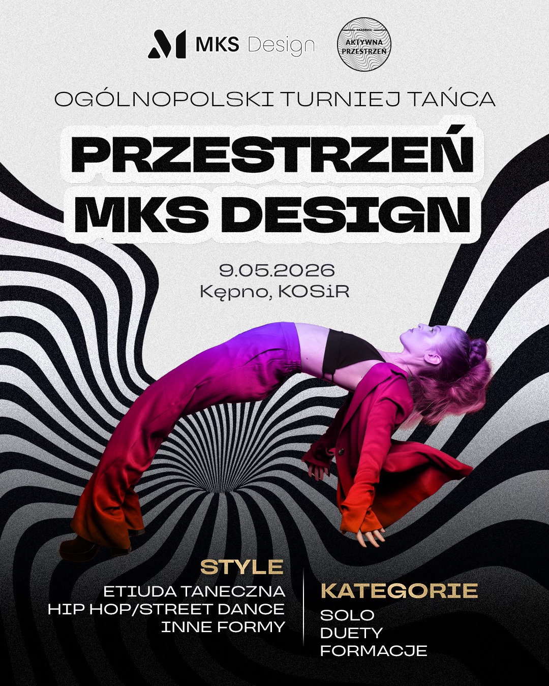 Ogólnopolski Turniej Tańca „Przestrzeń MKS Design” Kępno 2026