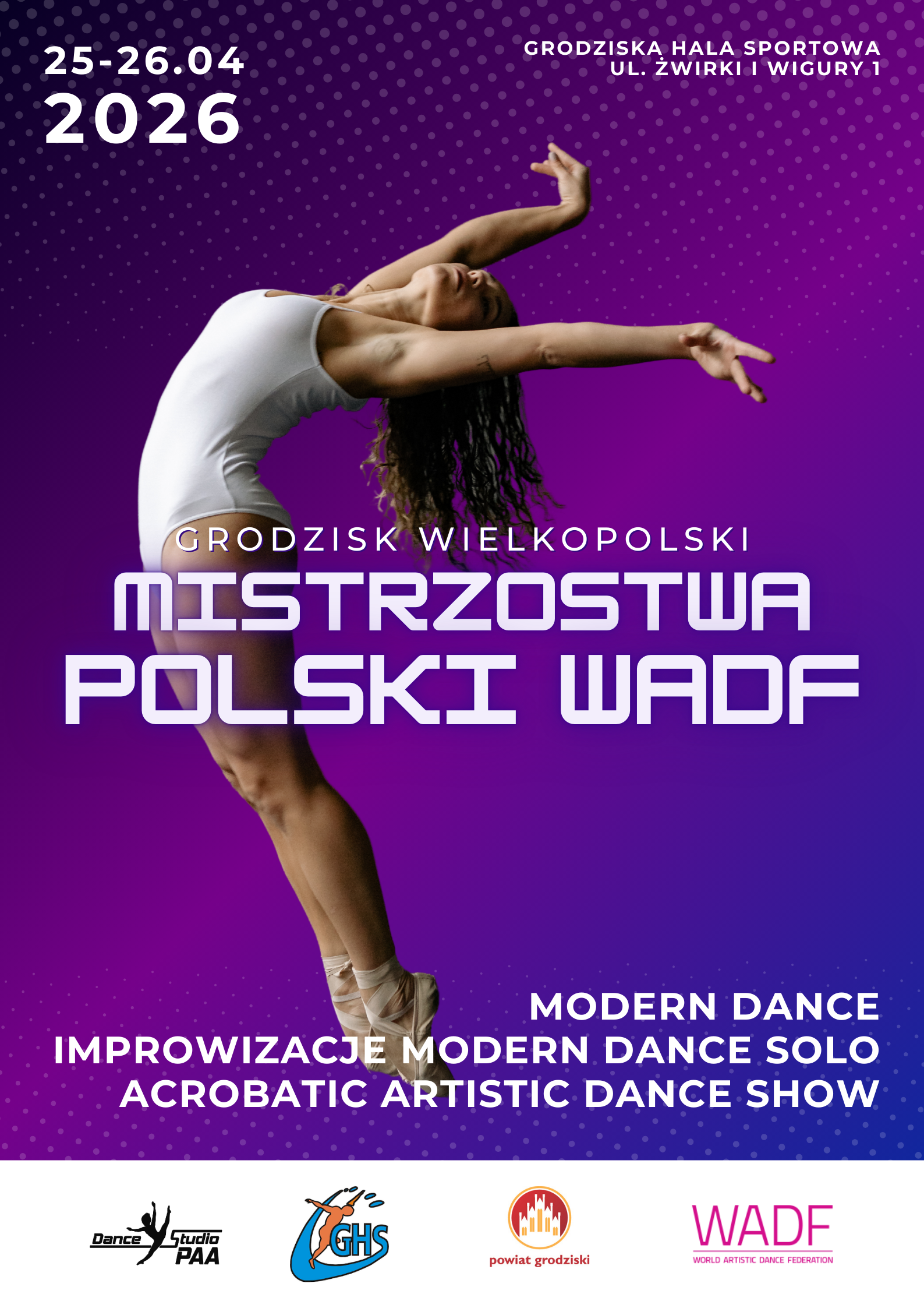 Mistrzostwa Polski WADF Modern 25.04.2026 | DZIEŃ 1