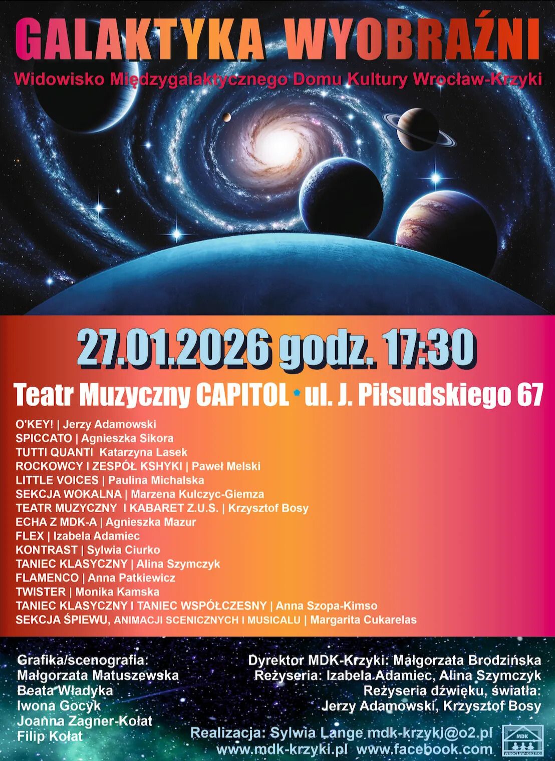 Widowisko Taneczne Teatr Muzyczny Capitol Wrocław